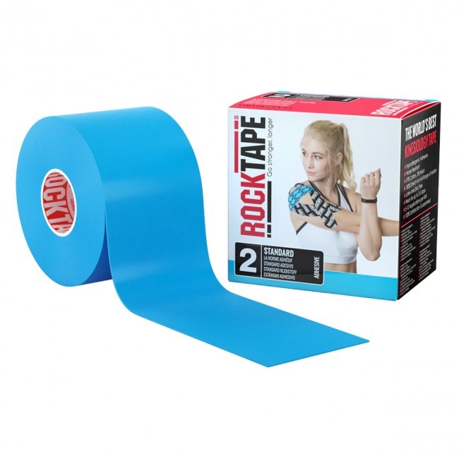 RockTape Classic Kinesiotape - Sporttape - 5 cm x 5 m - Blauw