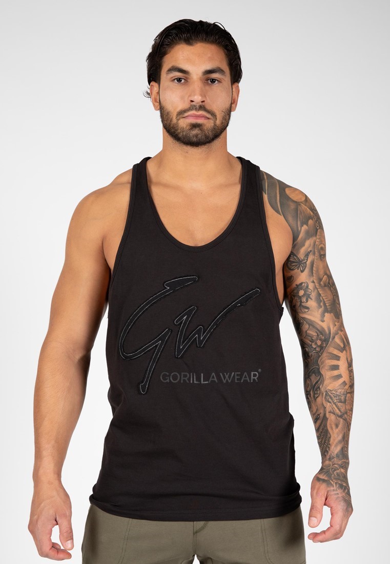 Gorilla Wear Evansville Tank Top - Zwart - 3XL