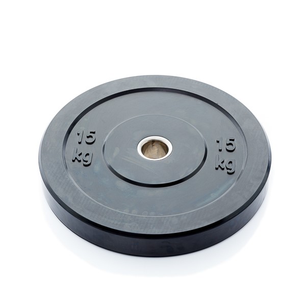 Muscle Power Olympische Bumper Plate Halterschijf - 50 mm - 15 kg