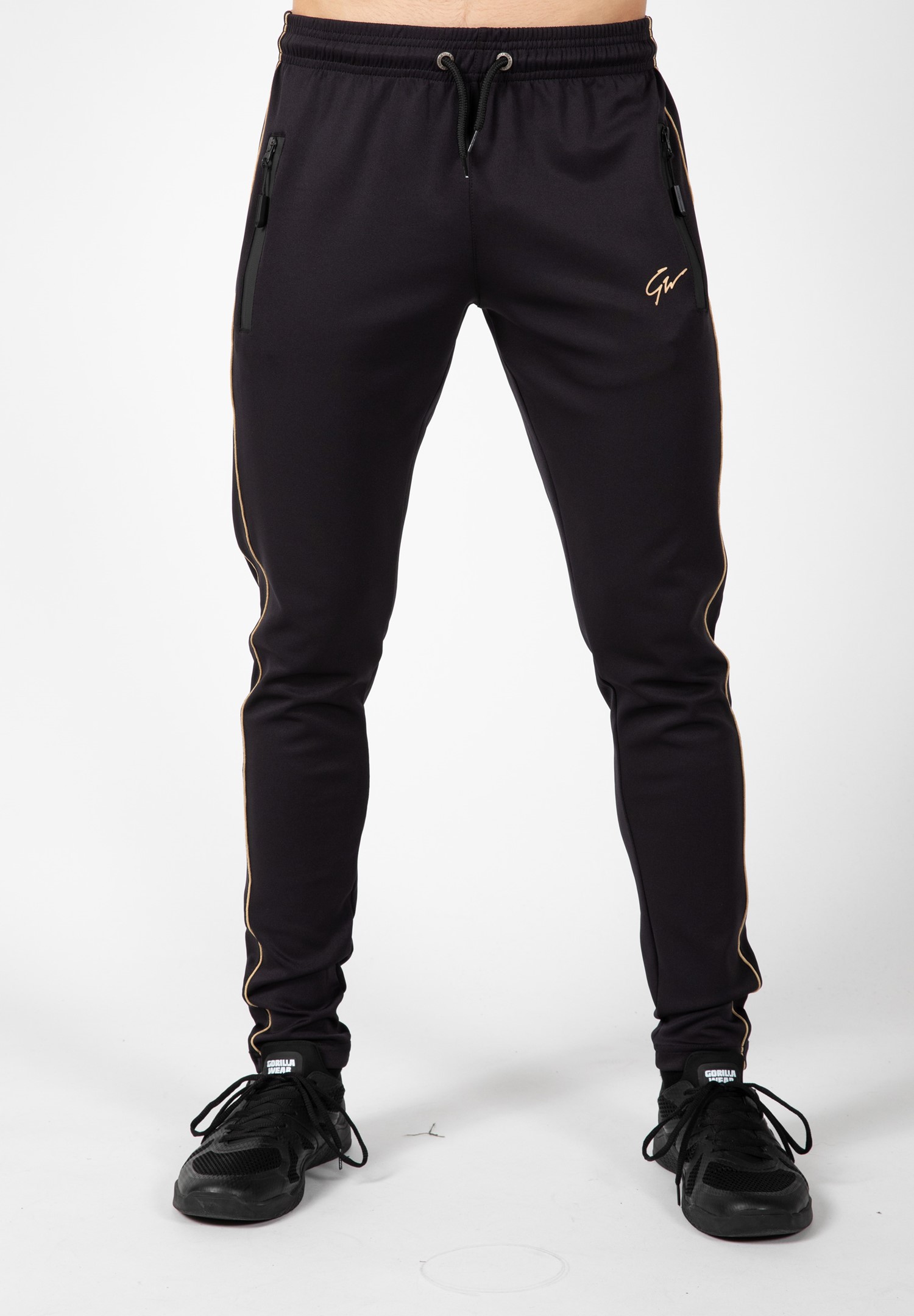 Wenden Track Pants - Black/Gold - 3XL