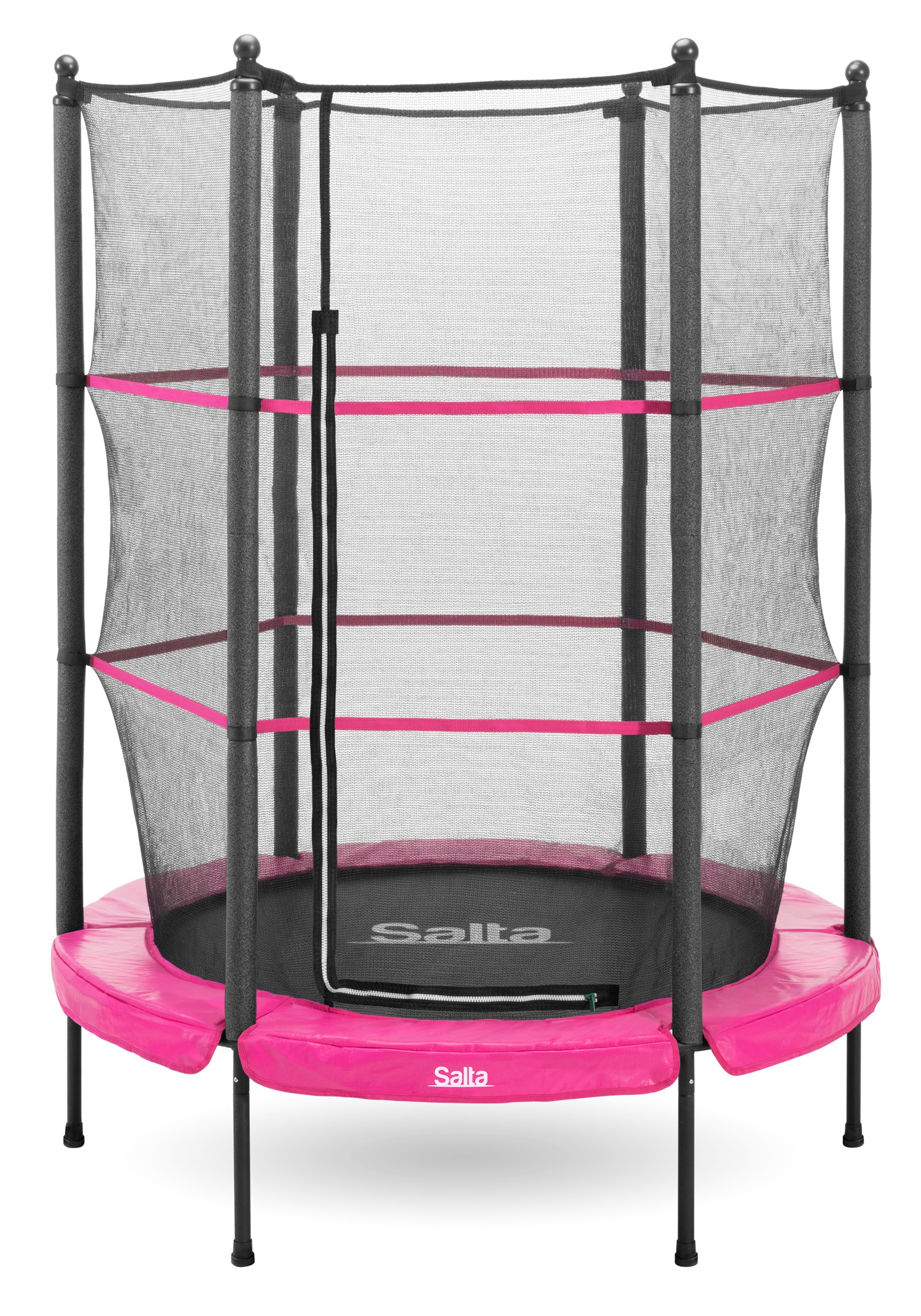 Salta Junior Trampoline met Veiligheidsnet - 140 cm - Roze