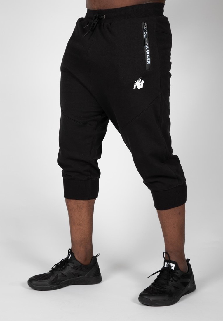 Gorilla Wear Knoxville 3/4 Joggingbroek - Zwart - S