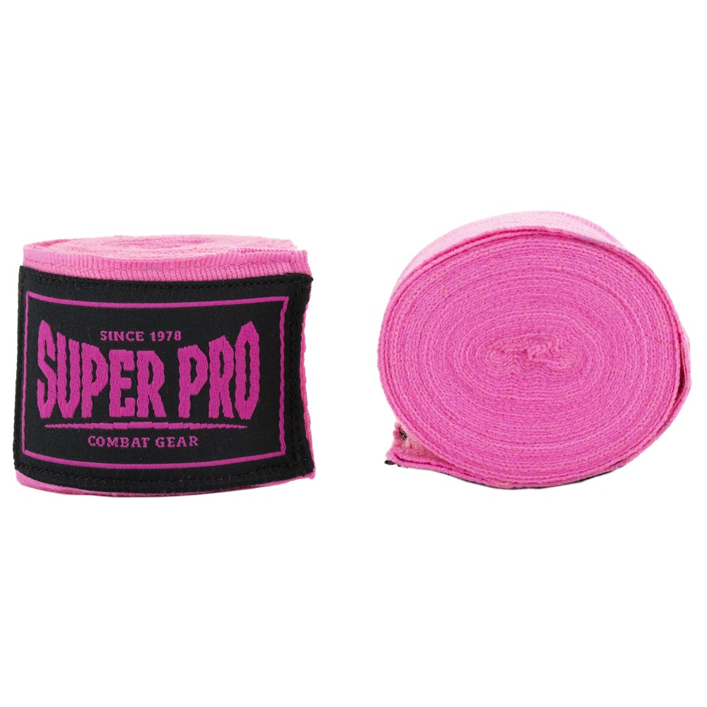 Super Pro Combat Gear Semi-Elastische Bandages - Roze - 450 cm