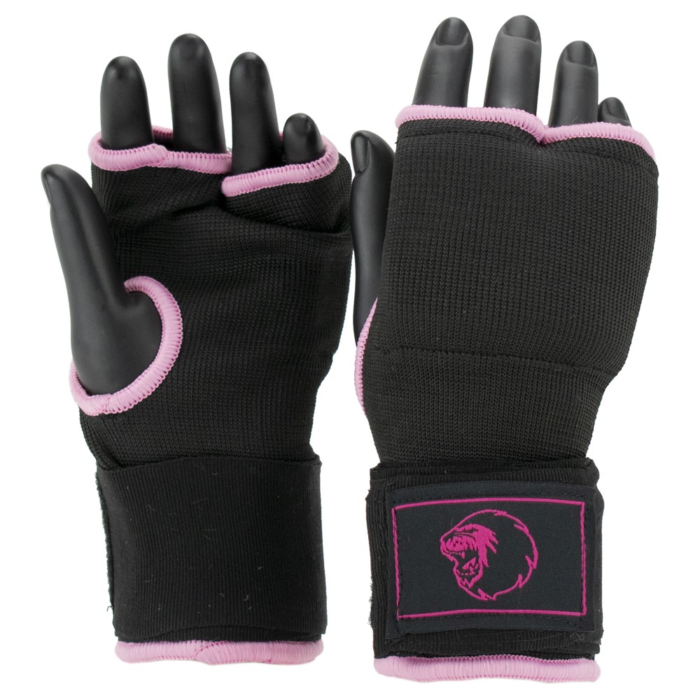 Super Pro Combat Gear Foam Binnenhandschoenen - Zwart/Roze - L