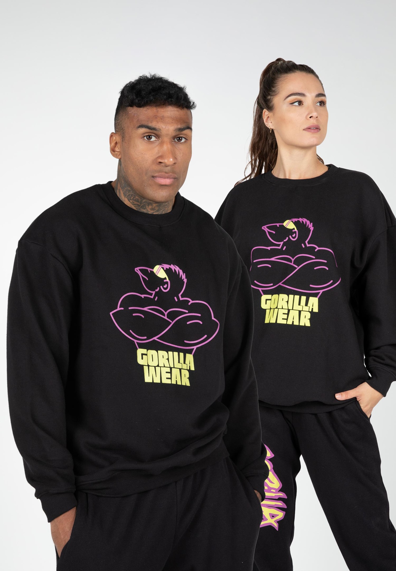 Gorilla Wear Legacy Oversized Sweatshirt - Zwart - L