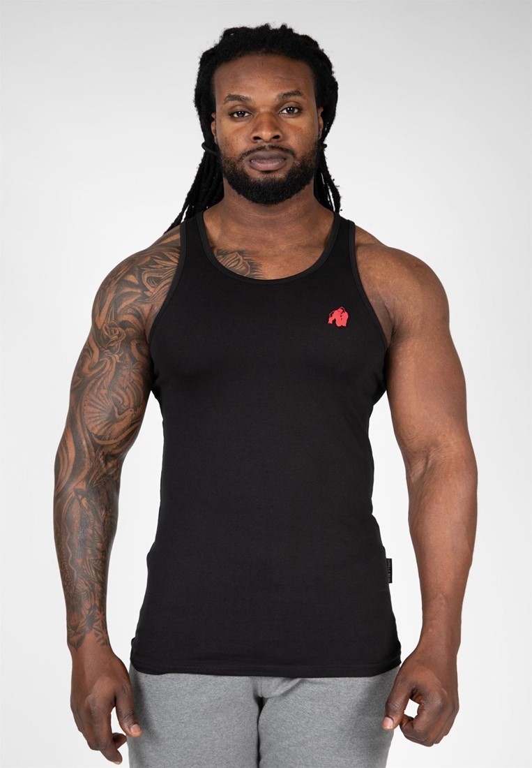 Adams Stretch Tank Top - Black