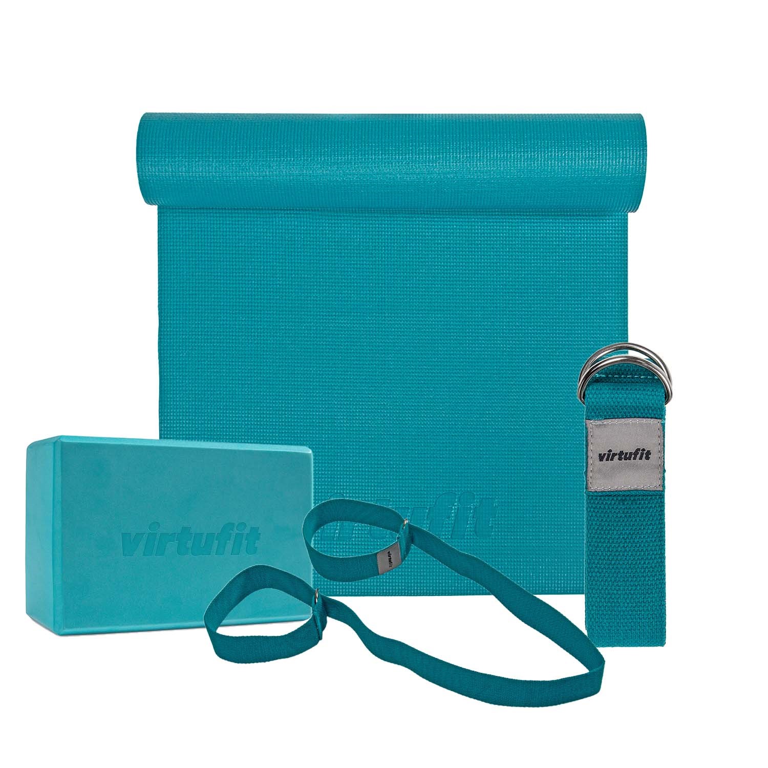 VirtuFit Premium Yoga Set - 4-Delig - Ocean Green