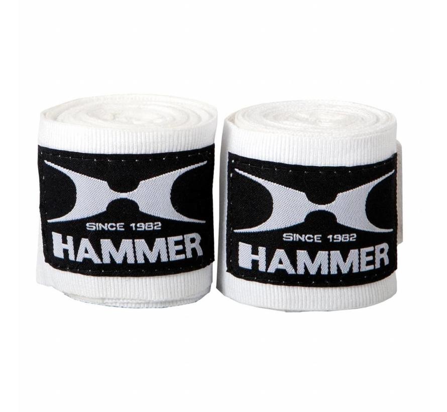 Hammer Boxing Bandages - Per Paar - Wit - 450 cm