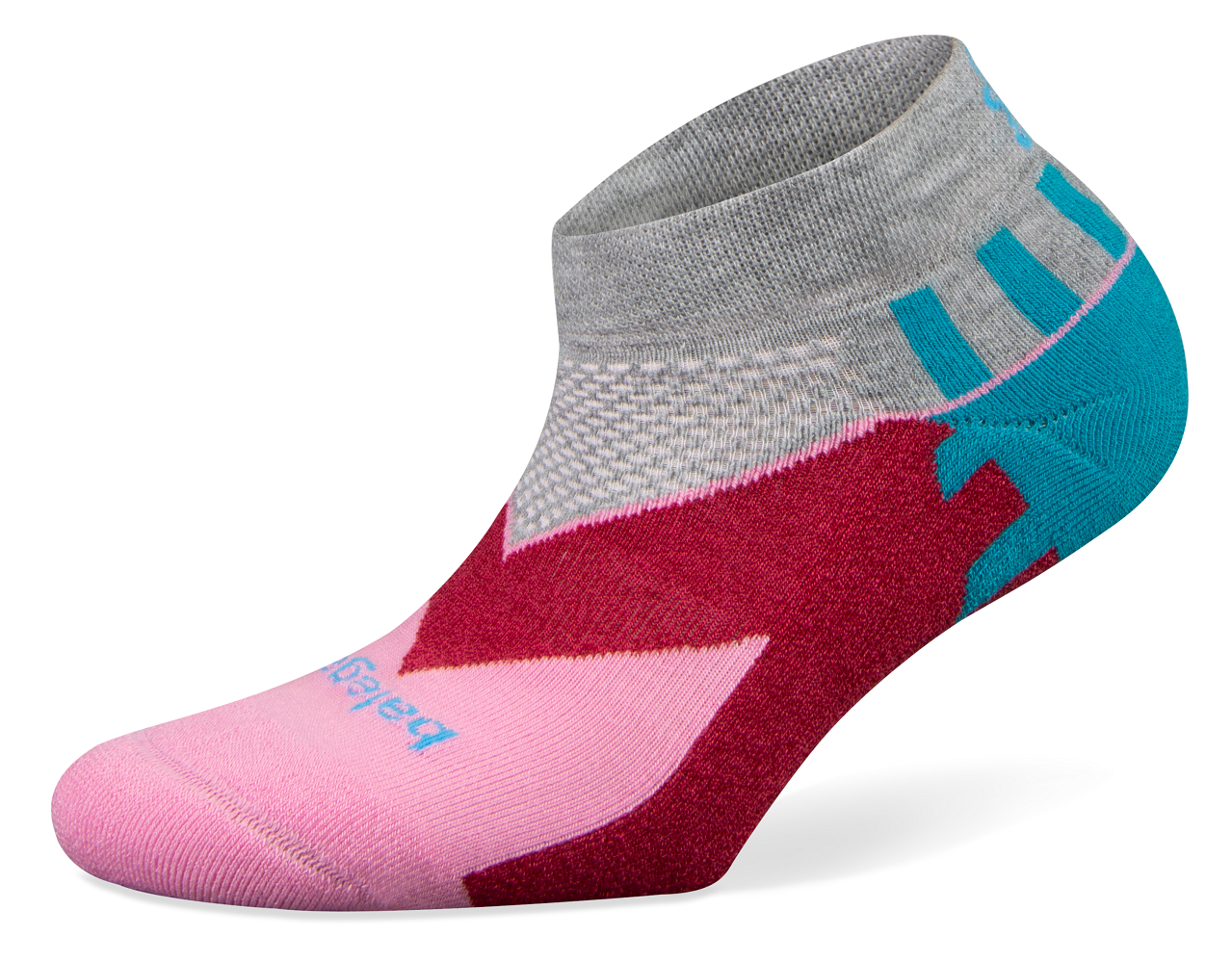 Balega Women Enduro Low Cut Sportsok - Mid Grey / Pink - S