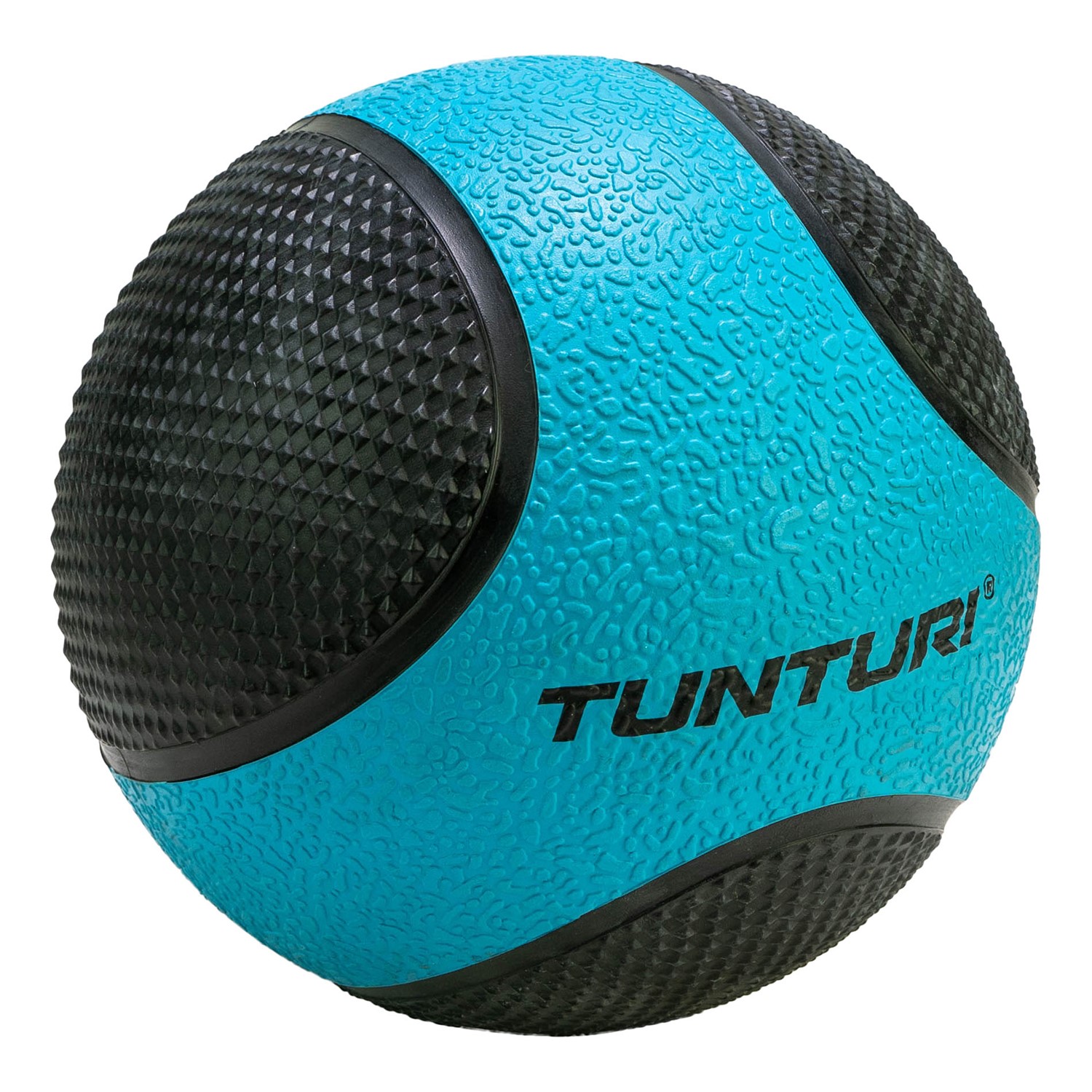 Tunturi Medicijnbal - Rubber - 4 kg - Blauw/Zwart