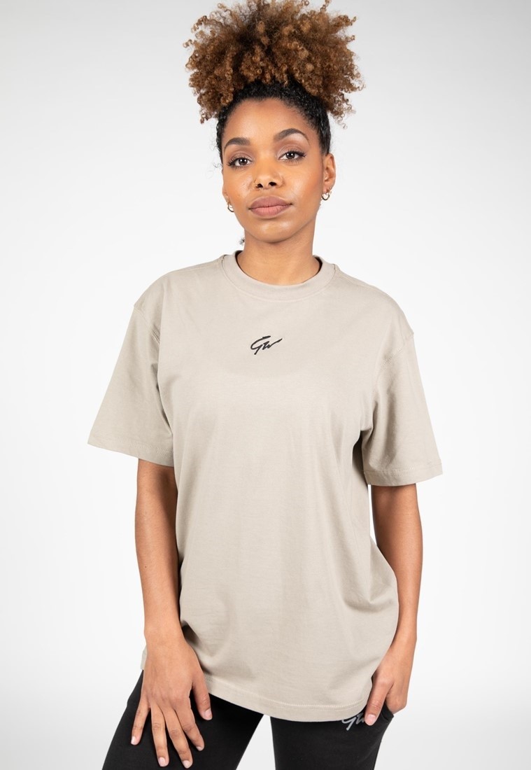 Bixby Oversized T-Shirt - Beige