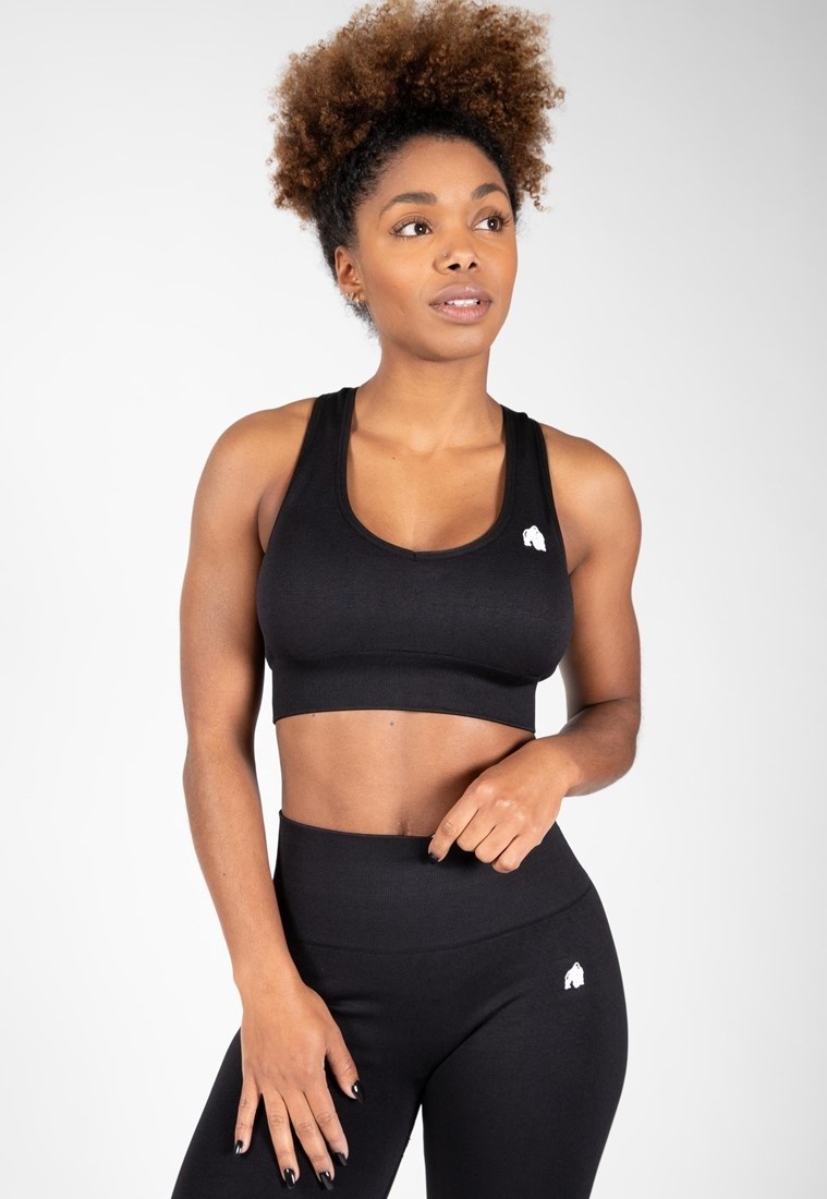 Gorilla Wear Neiro Seamless Sport Beha - Zwart - S/M