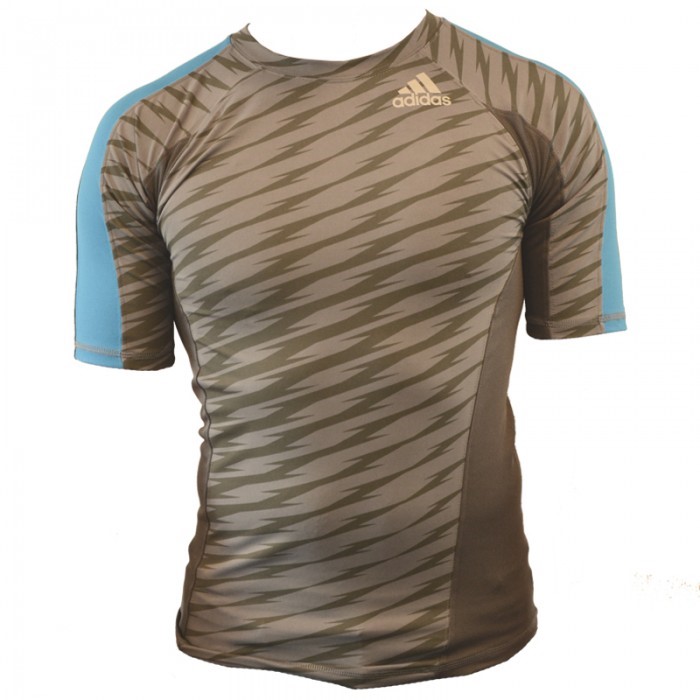 Adidas Ultimate Athlete Rashguard Korte Mouw - L