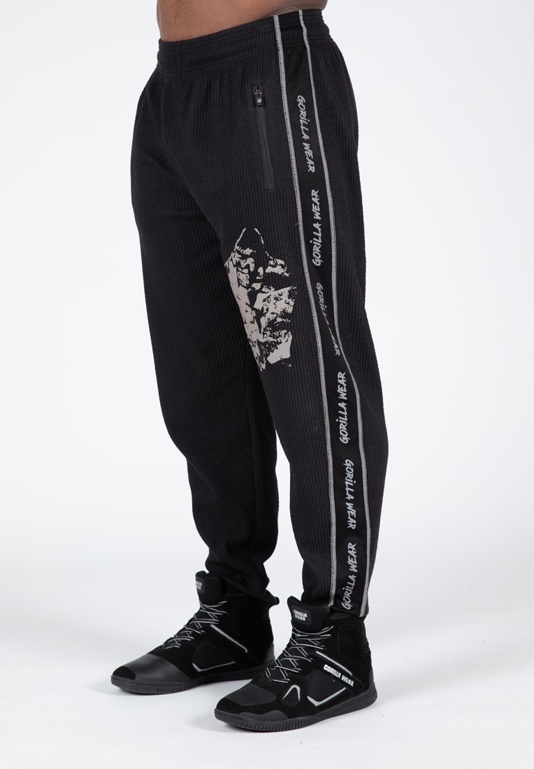 Buffalo Old School Workout Pants - Black/Gray