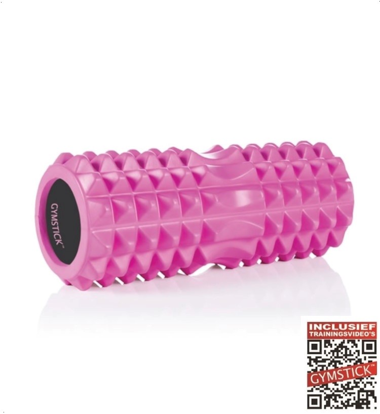 Gymstick Emotion Barrel Roller - Foam Roller - 33 cm - Met online trainingsvideo's