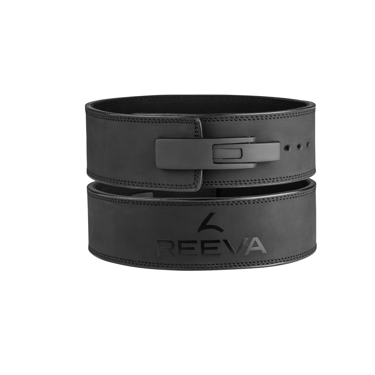 Reeva Leren Lifting Belt - Halterriem - Zwart - L