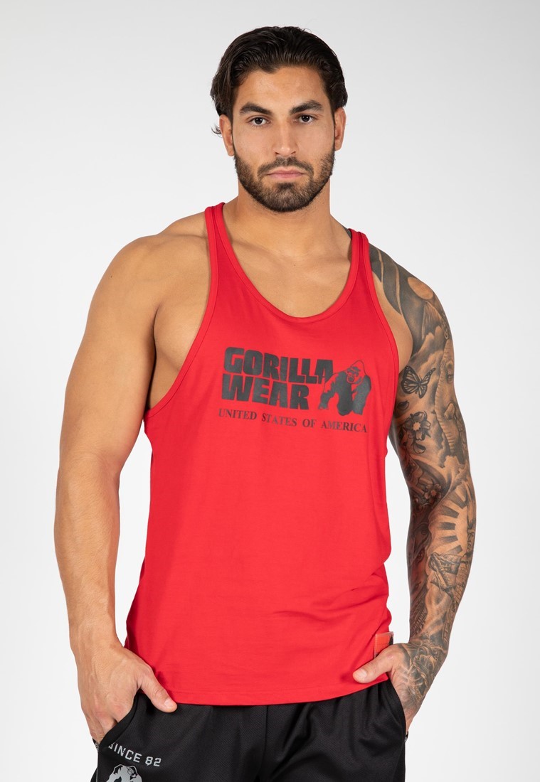 Gorilla Wear Classic Tank Top Rood - L