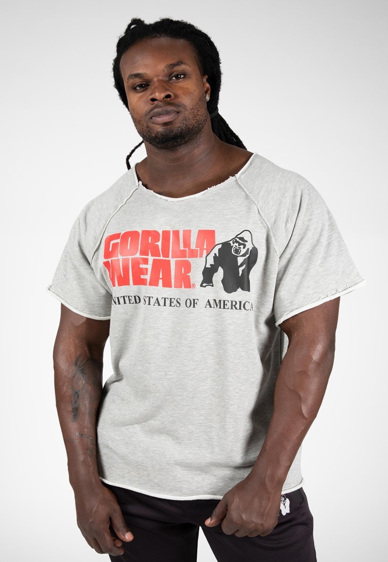 Gorilla Wear Classic Work Out Top - Grijs - L/XL