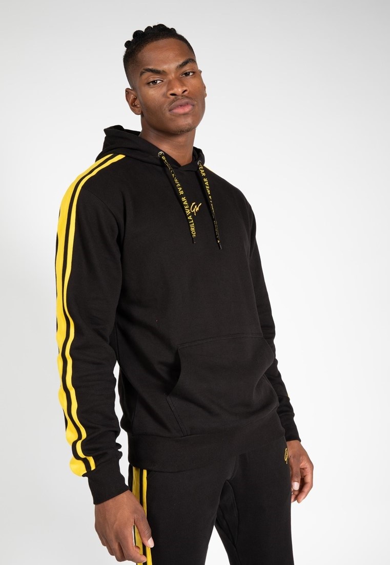 Banks Oversized Hoodie - Black/Yellow