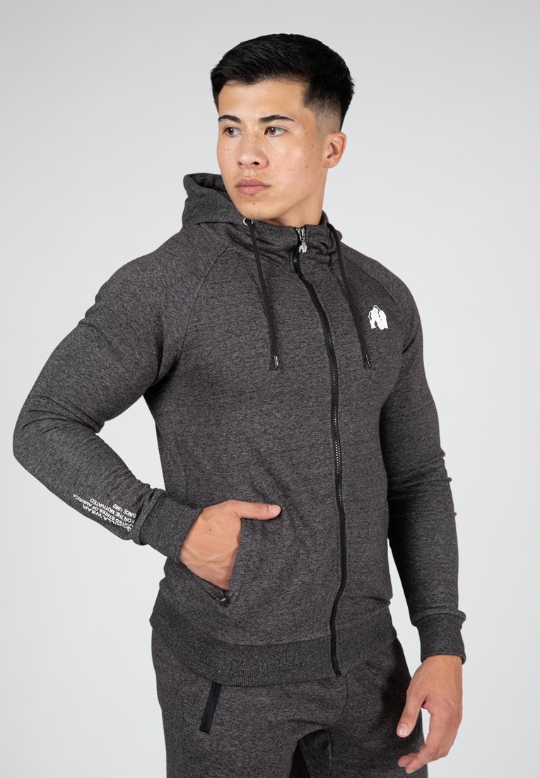 Payette Zipped Hoodie - Gray