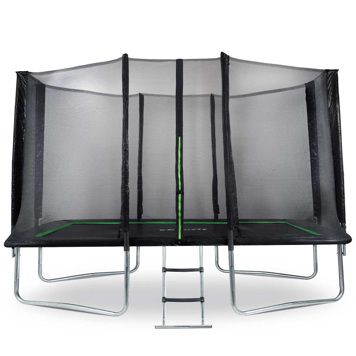 VirtuFit Rechthoekige Trampoline met Veiligheidsnet - Zwart - 244 x 366 cm