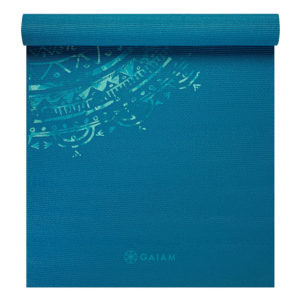 Gaiam Yoga Mat - 4 mm - Jade Mandala