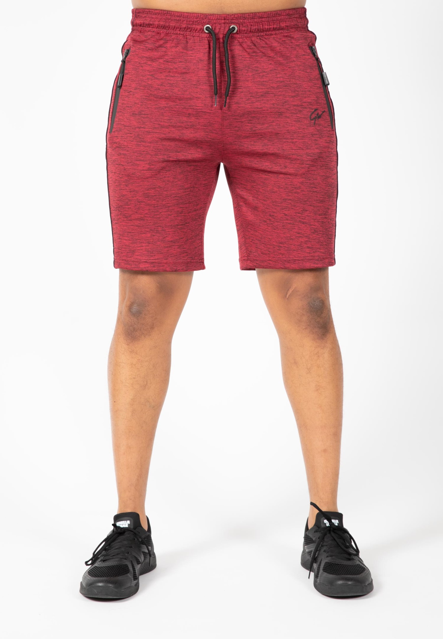 Wenden Track Shorts - Burgundy Red - XL