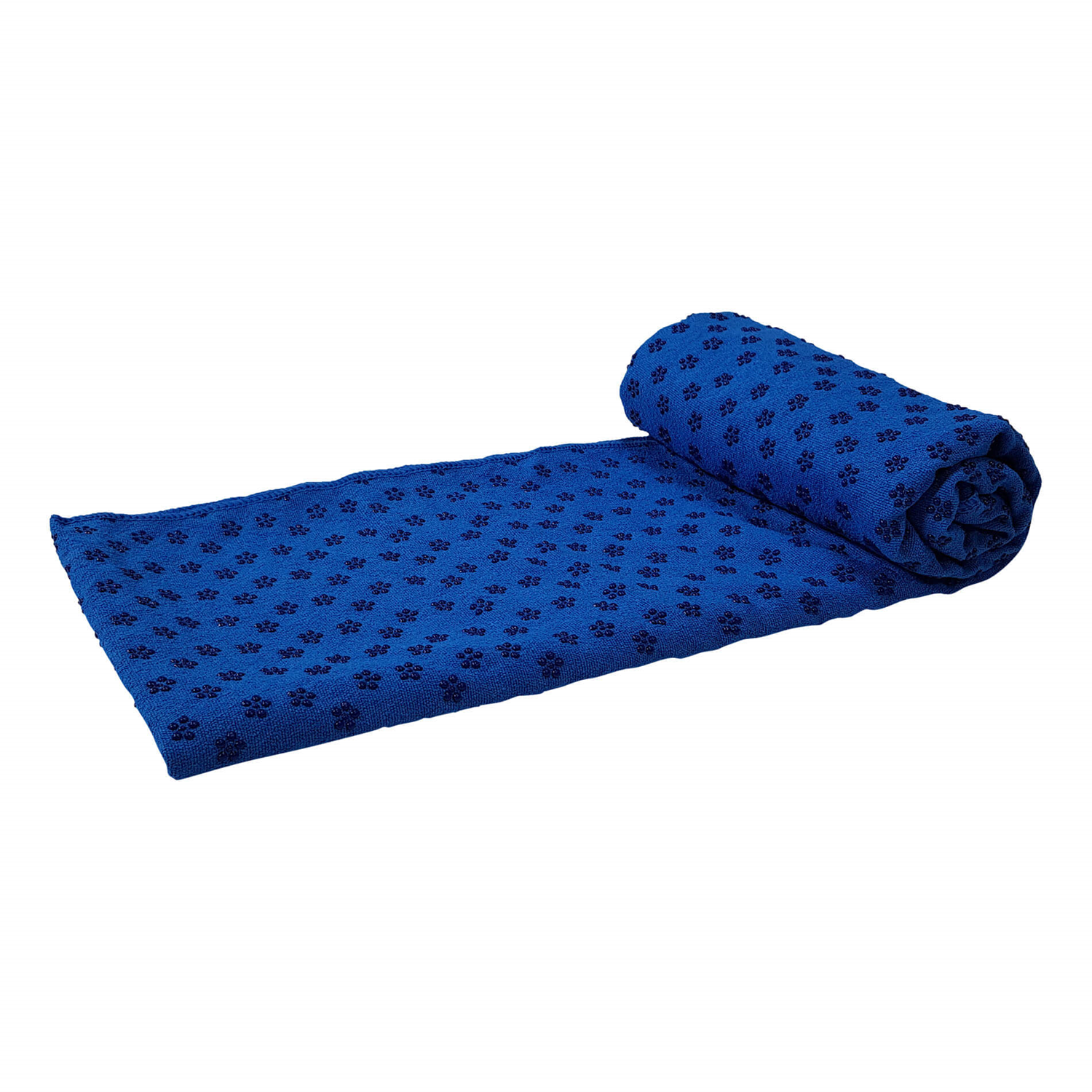 Tunturi Siliconen Yoga Handdoek - 183 x 67 cm - Blauw