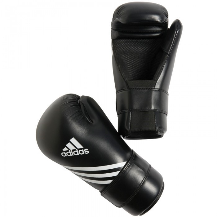 Adidas Semi Contact Gloves - Bokshandschoenen - Zwart - XS