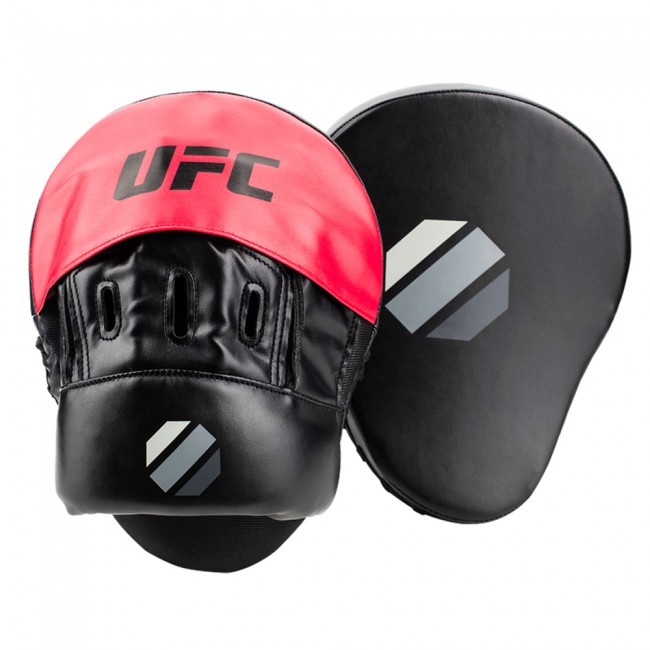 UFC Contender Curved Focus Handpads - Zwart/Rood