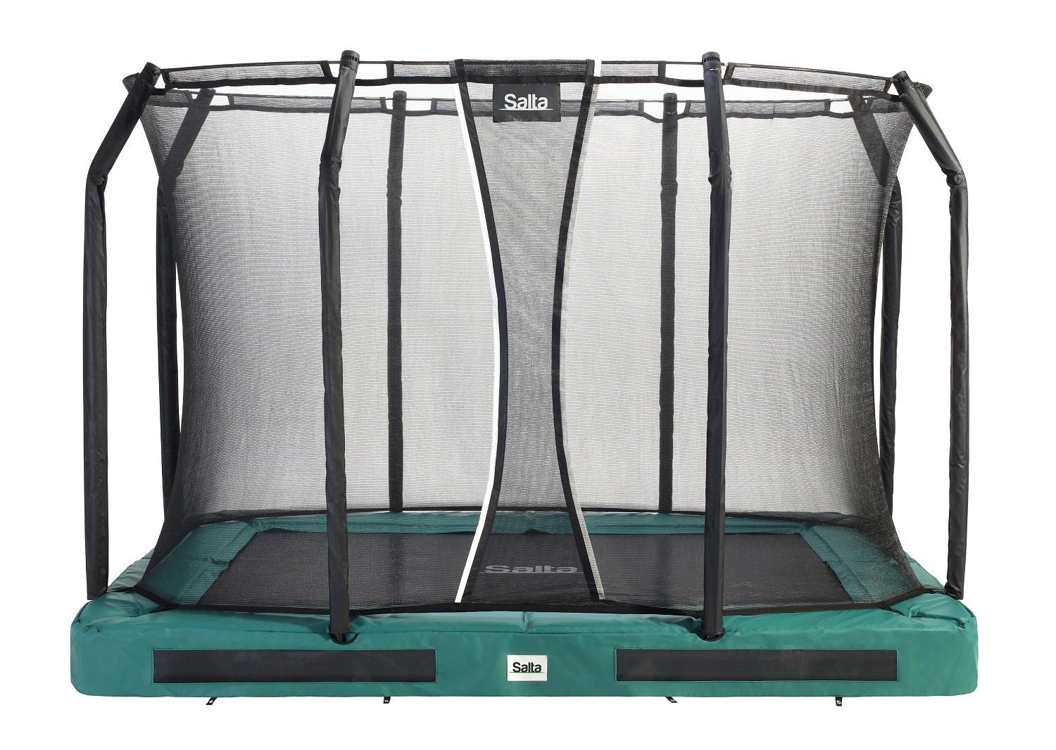 Salta Premium Ground Trampoline met Veiligheidsnet - 305 x 214 cm - Groen