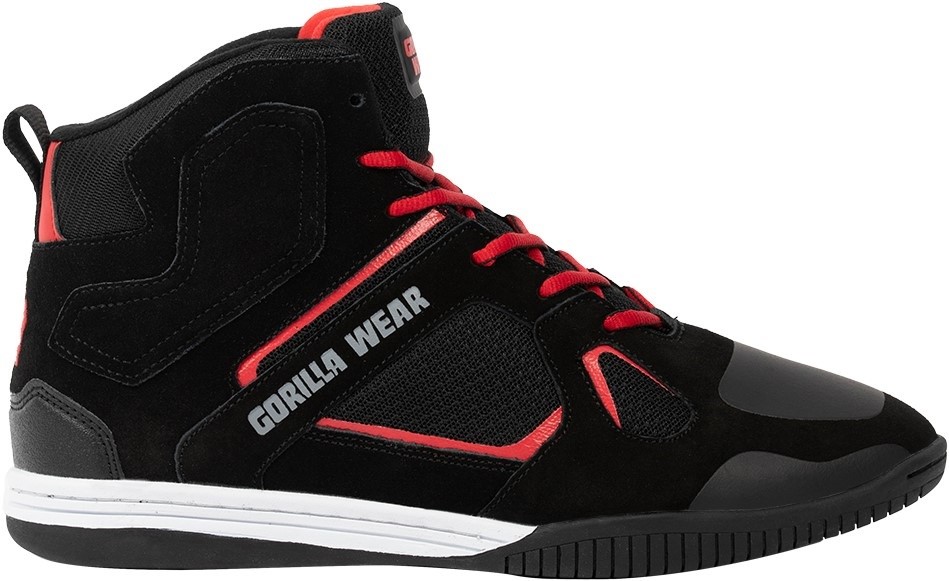 Gorilla Wear Troy High Tops Sportschoenen - Zwart/Rood - 36