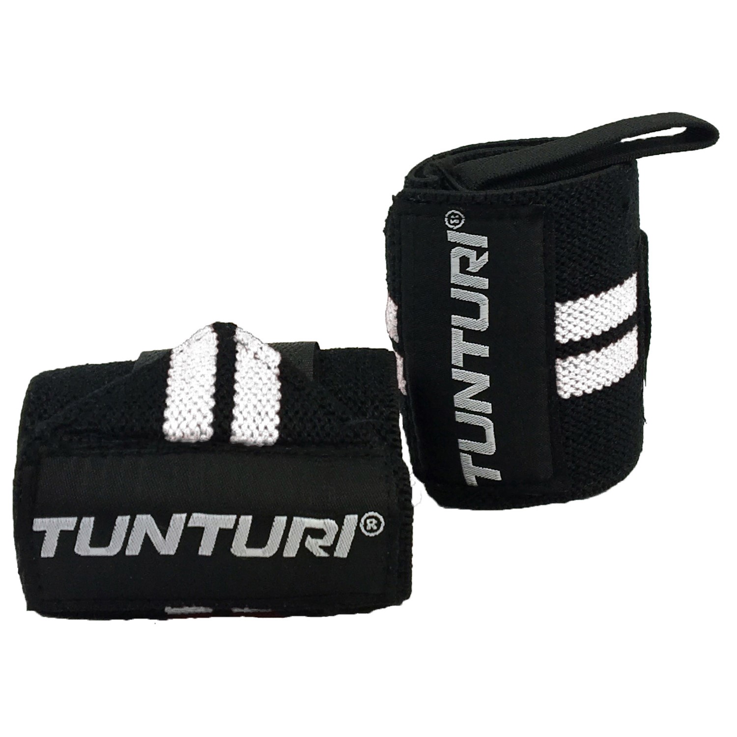 Tunturi Wrist Wraps - Zwart/Wit