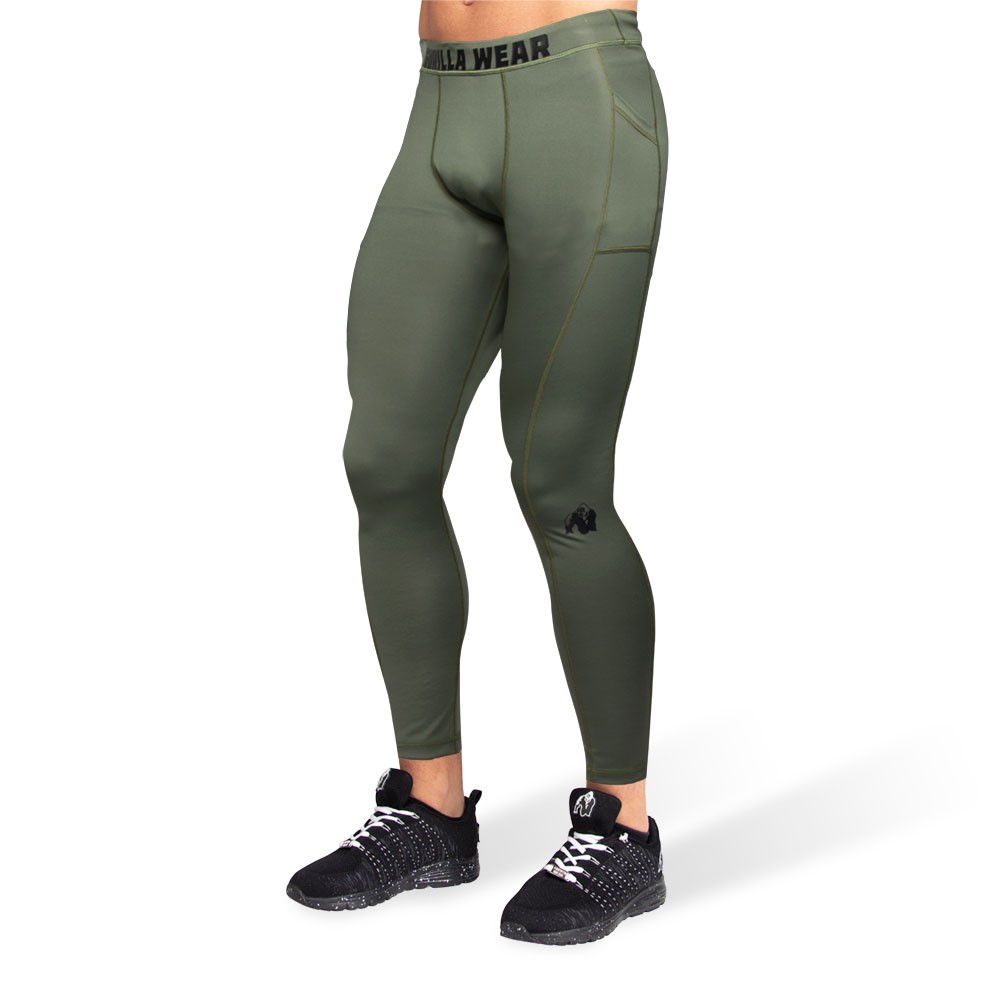 Gorilla Wear Smart Tights - Legergroen - 2XL