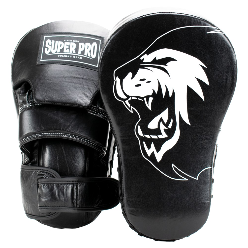 Super Pro Combat Gear Focus Lederen Handpads - Extra lang