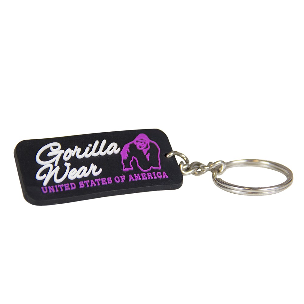 Gorilla Wear Rubber Women Logo Keychain