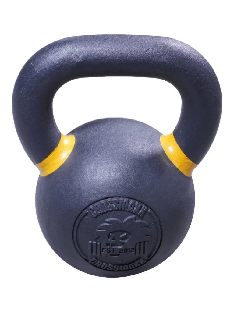 Lifemaxx Crossmaxx Kettlebell - Gietijzer met Poedercoating - 16 kg