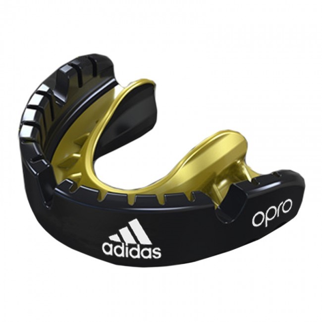 Adidas Gebitsbeschermer Opro Gen4 - Voor Beugel - Goud/Zwart