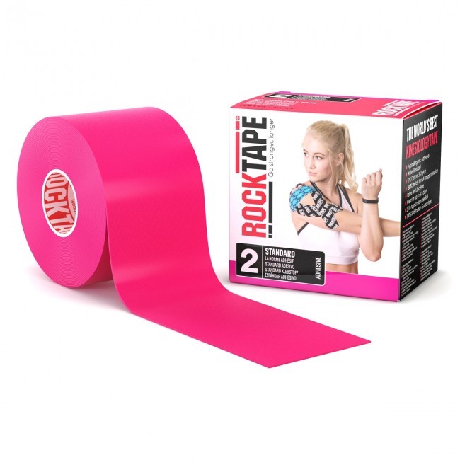 RockTape Classic Kinesiotape - Sporttape - 5 cm x 5 m - Roze