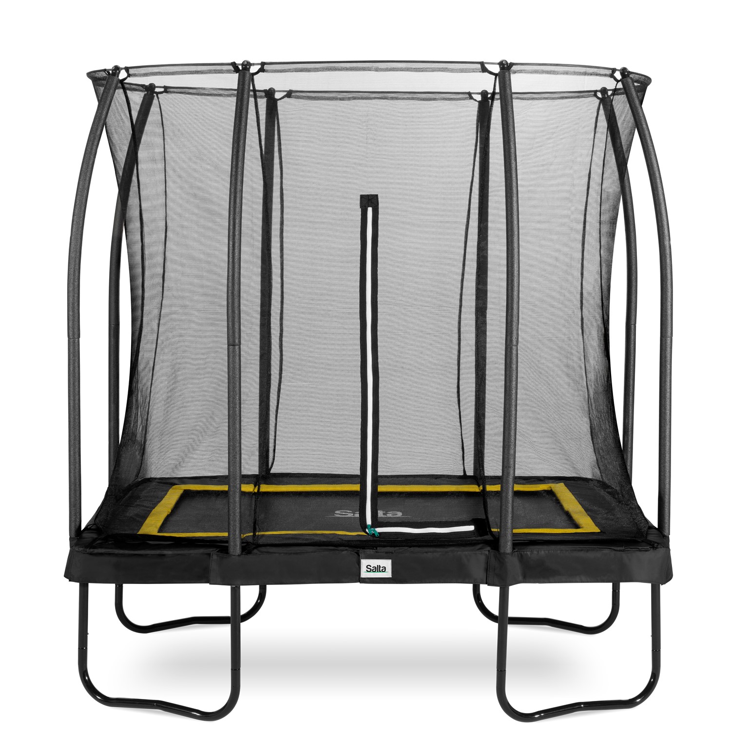 Salta Comfort Edition Trampoline met Veiligheidsnet - 153 x 214 cm - Zwart - Tweedekans