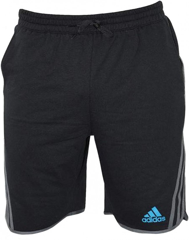 Adidas Leisure Fleece Short Beluga Zwart - XXL