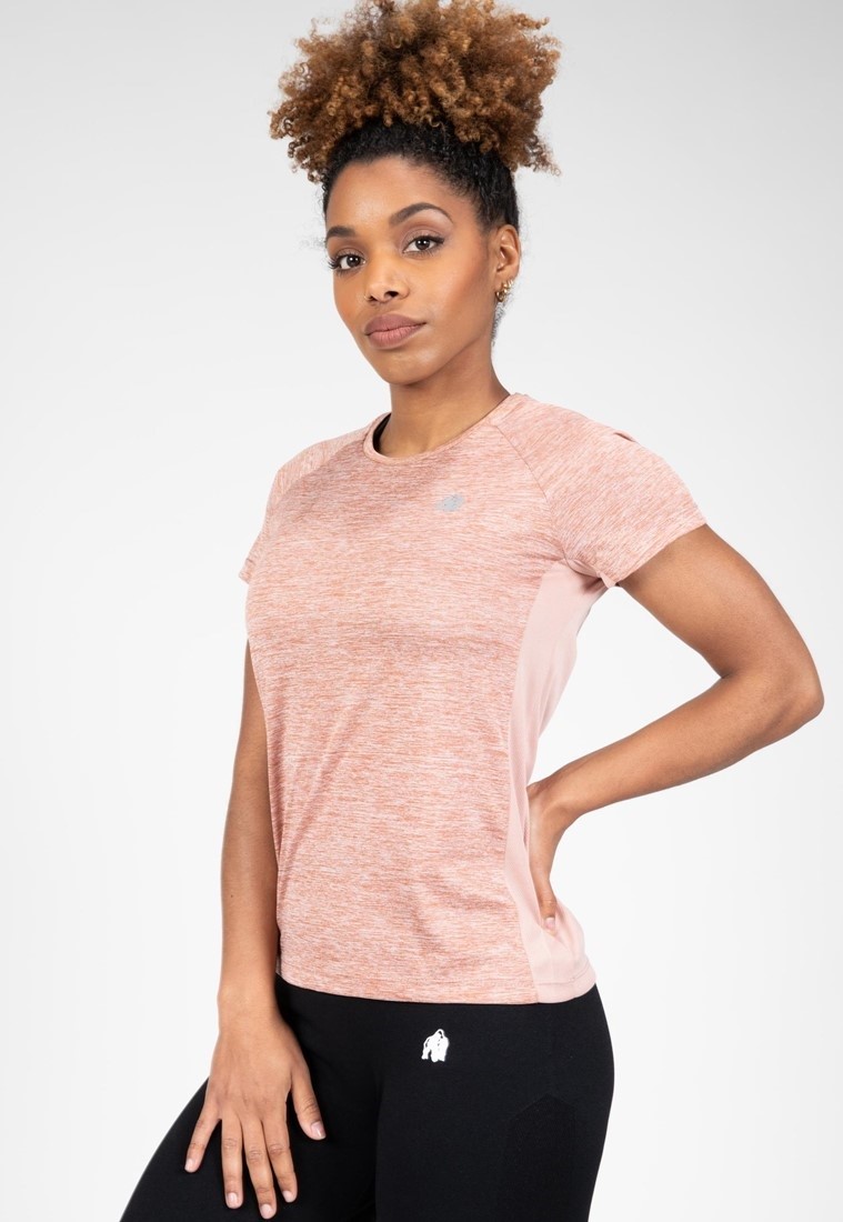 Monetta Performance T-Shirt - Salmon Pink