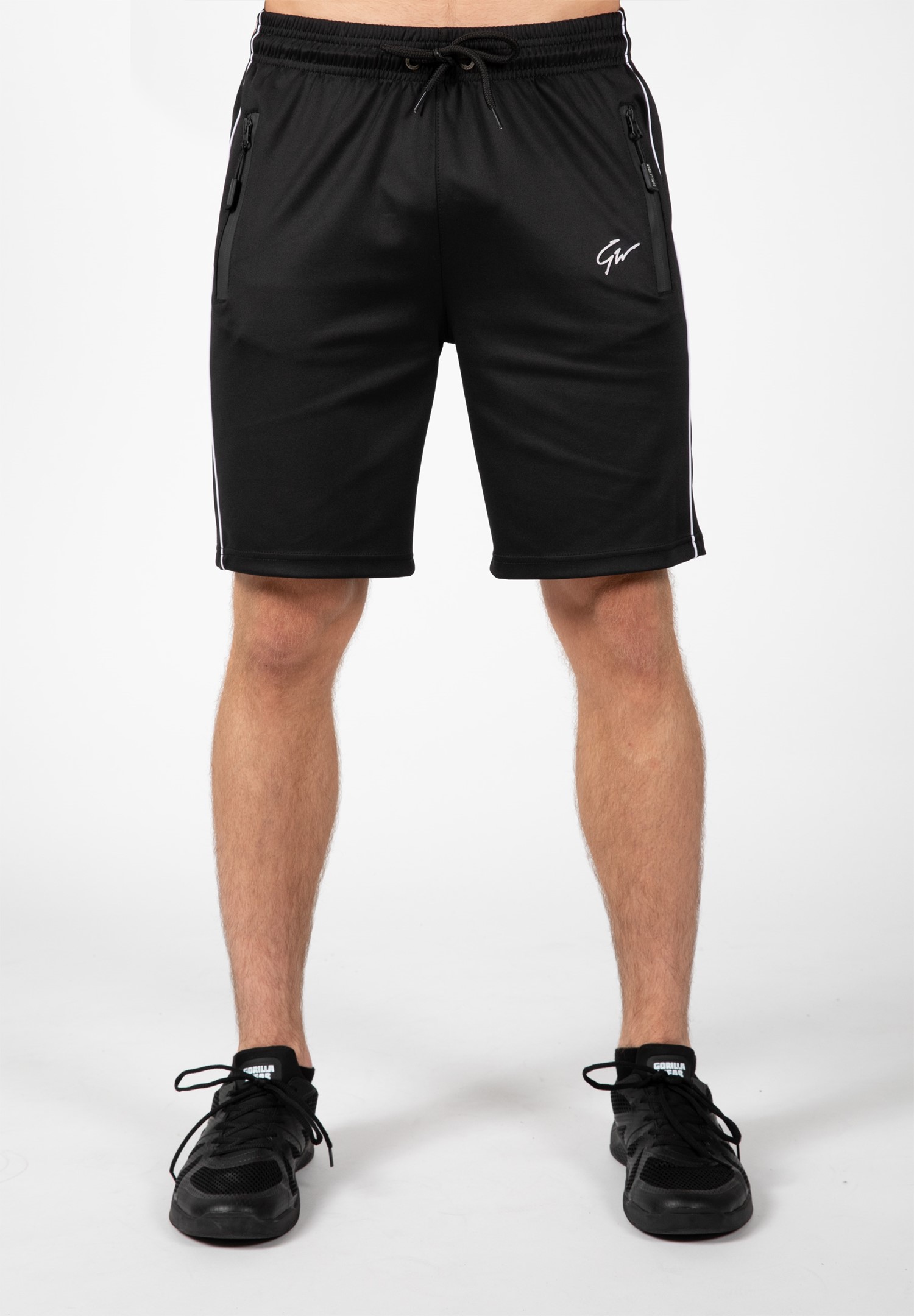 Wenden Track Shorts - Black/White - S