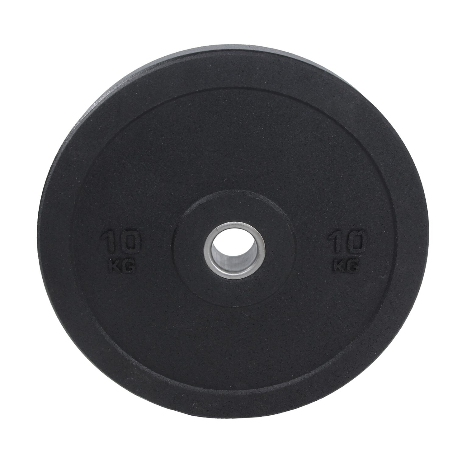 Lifemaxx Hi-Temp Olympische Halterschijf - Bumper Plate - 50 mm - 10 kg - Zwart