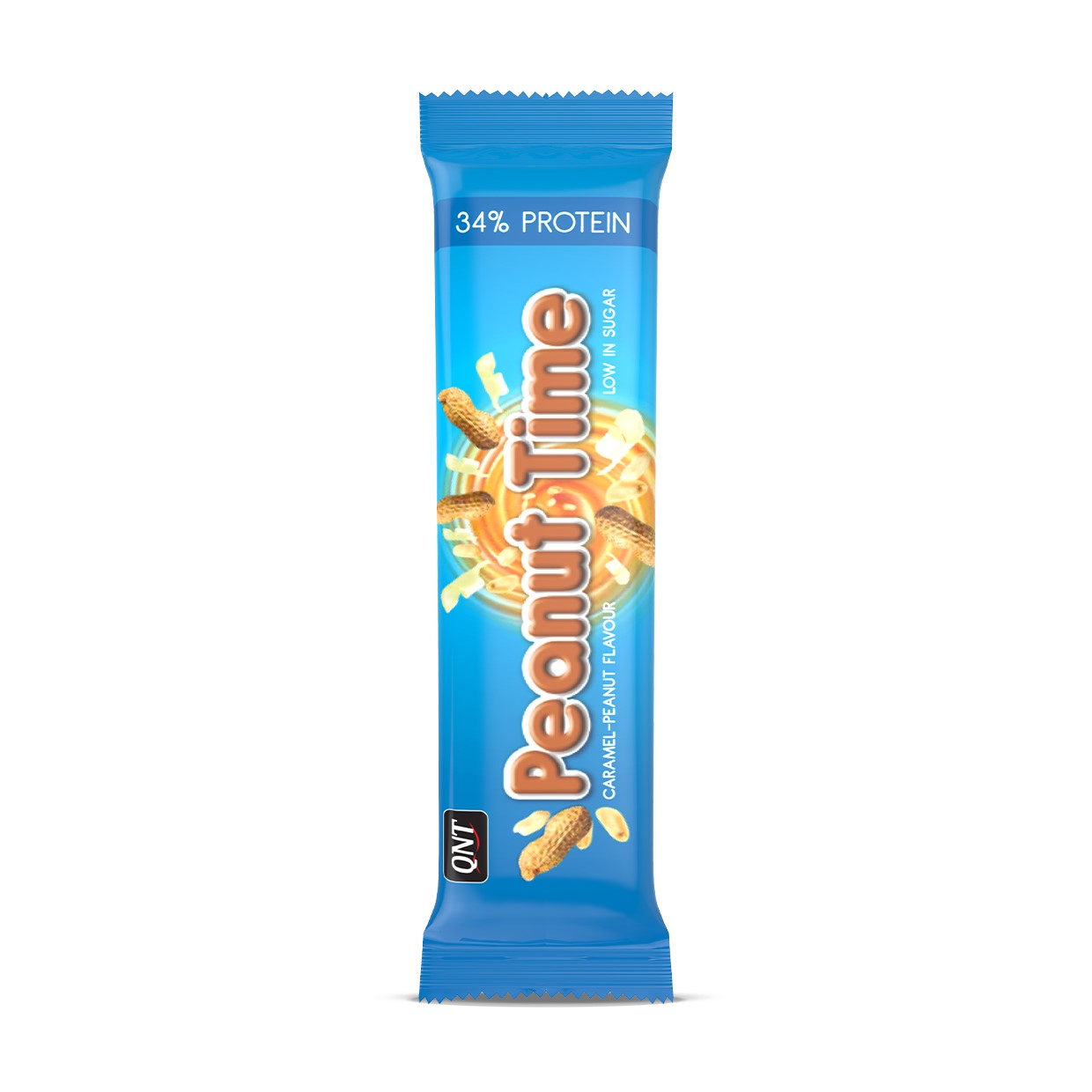 QNT Peanut Time Bar Caramel Peanut - 12 x 60 gr - Caramel Peanut