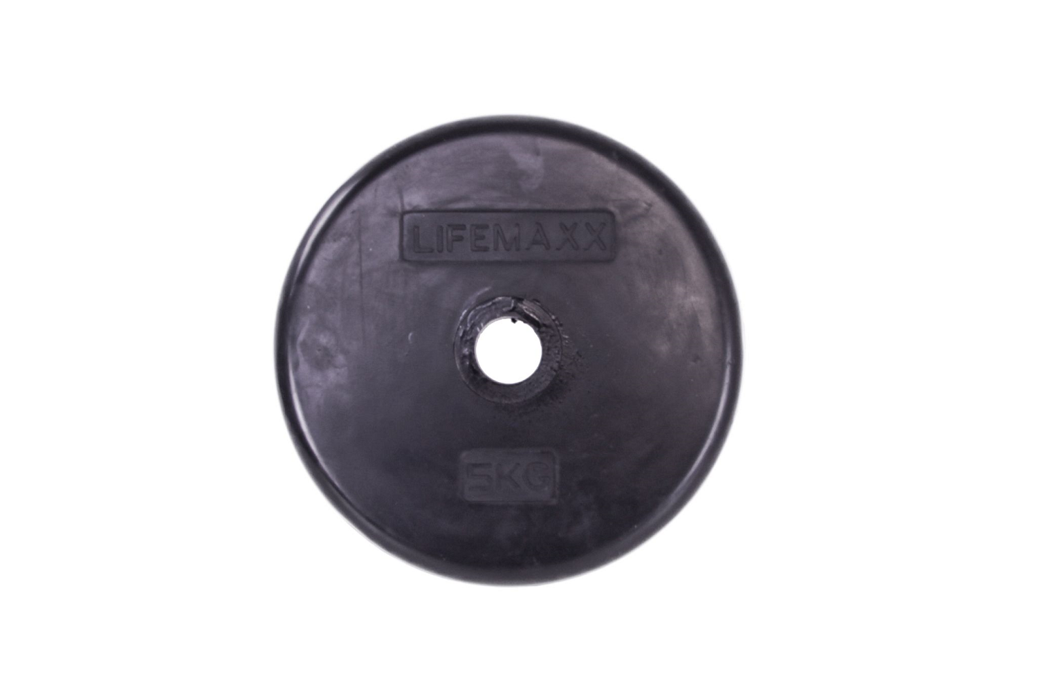 Lifemaxx LMX84 Halterschijf - Rubber - 30mm - 5kg - Per stuk