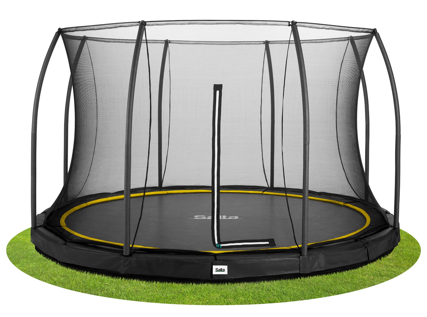 Salta Comfort Edition Ground Trampoline met Veiligheidsnet - 396 cm - Zwart