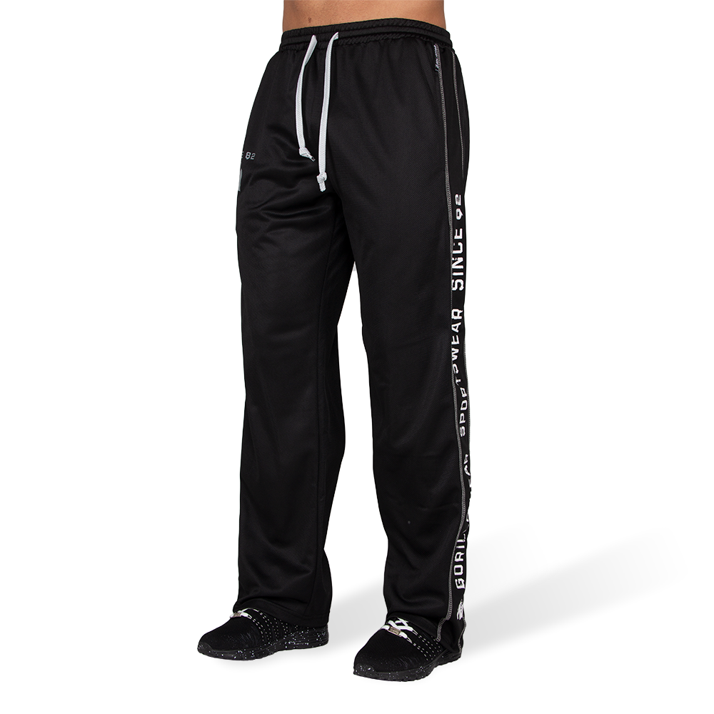 Gorilla Wear Functional Mesh Trainingsbroek (Zwart/Wit) - L/XL