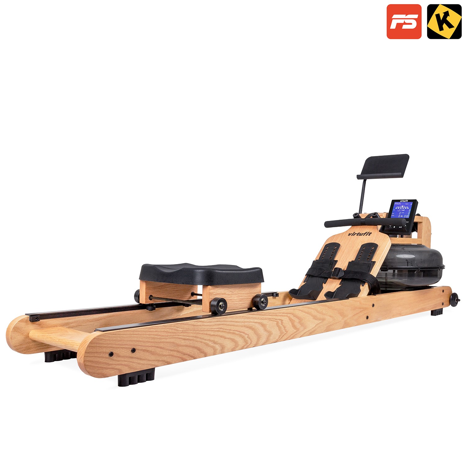 VirtuFit Elite Water Resistance Roeitrainer - Hout/Oak