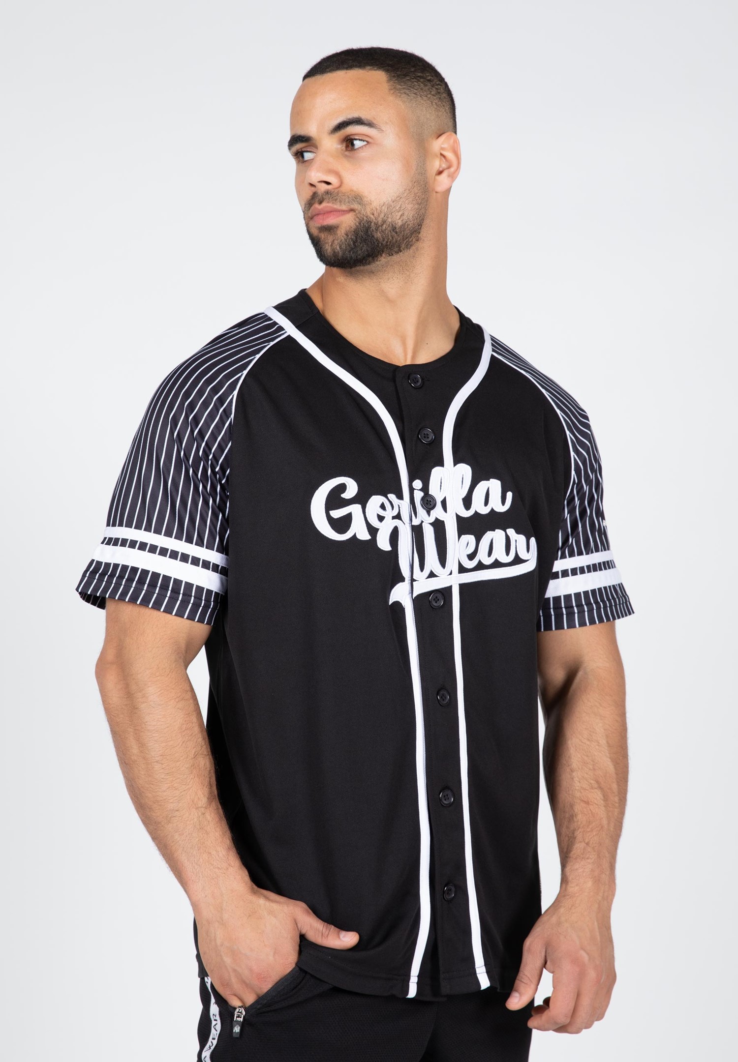 Gorilla Wear 82 Baseball Jersey - Zwart - XXXXL